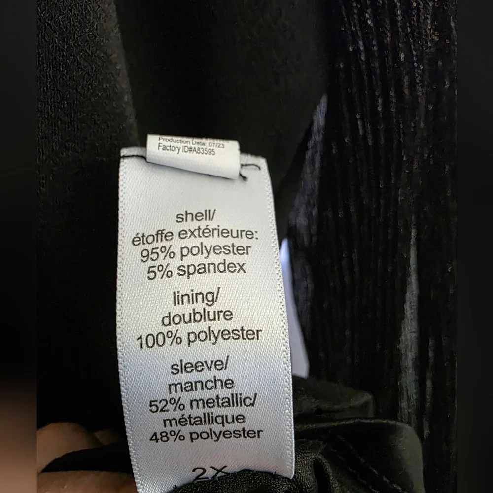 Maurices Black Boxy Long Sleeve Blouse - Picture 5 of 9